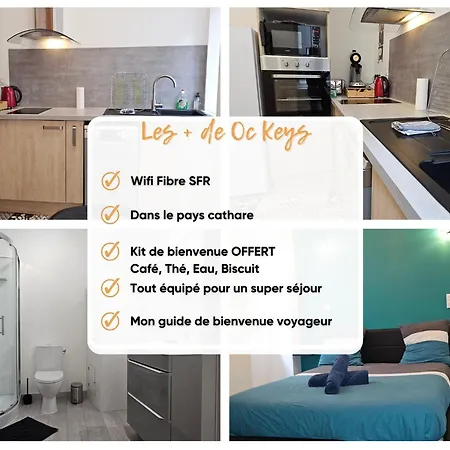 El Dino In Country Cathare*pro*oc Keys011 Apartment